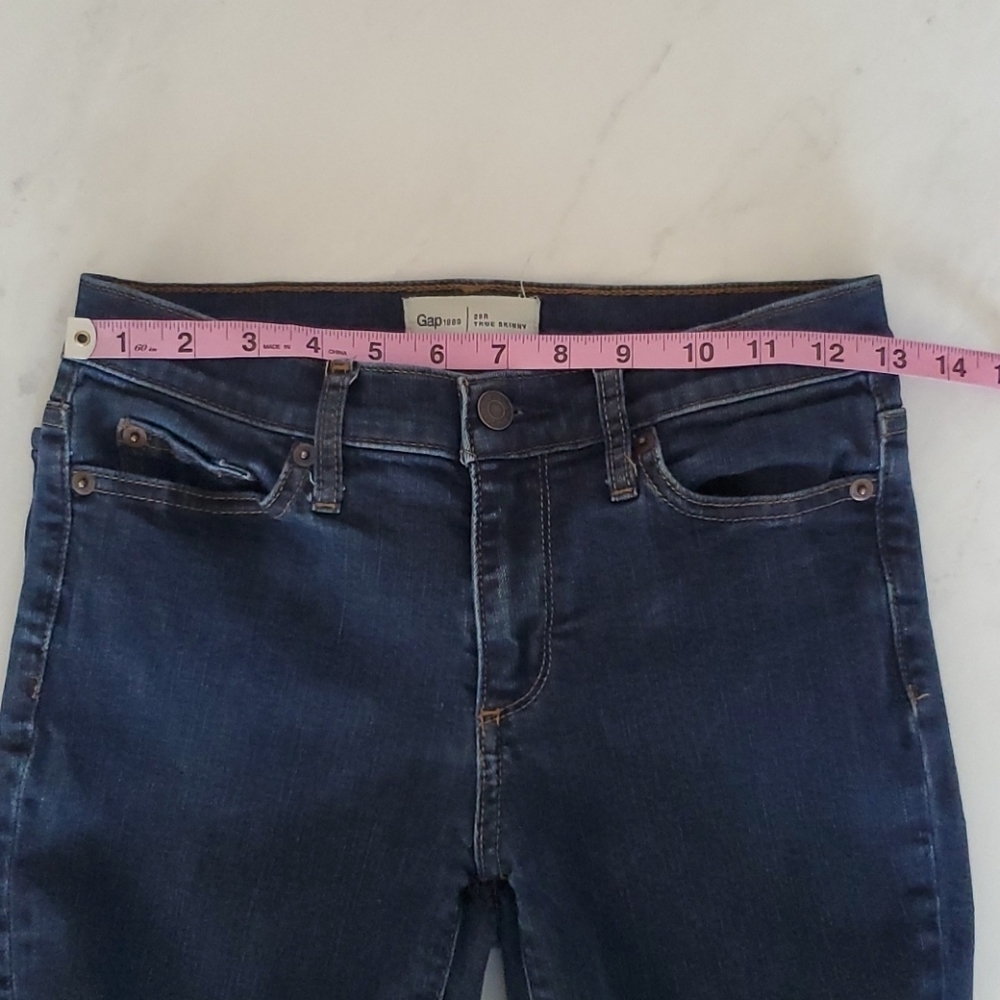 Gap Jeans 25 Regular True Skinny Denim - Picture 7 of 12